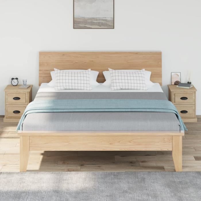 VidaXL Bedside Tables 2pcs Sonoma Oak 39x39x47.5cm Engineered Wood 816151