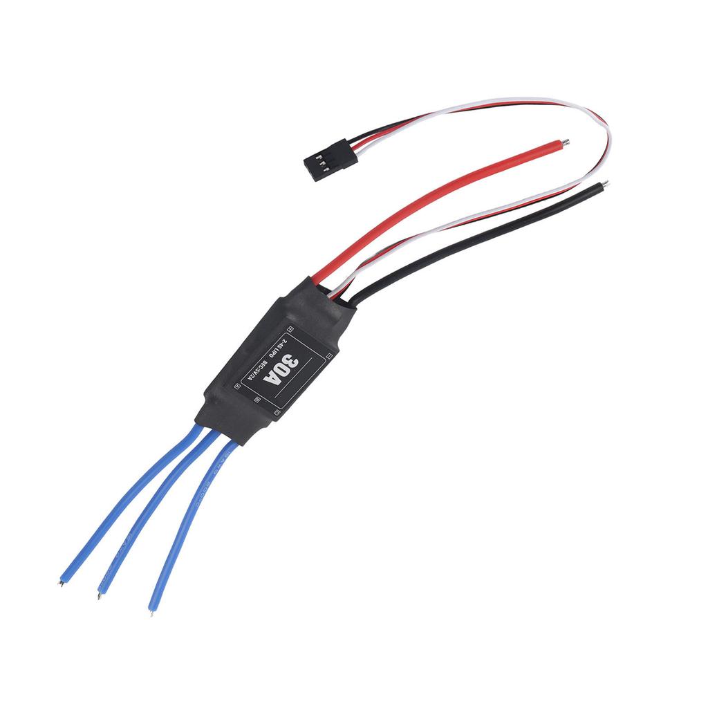 One Way Brushless ESC Electronic Speed Controller for RC Car Ship Underwater Propeller(30A ) 30A