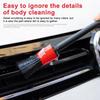 Car Detailing Brushes Cleaning Brush Set Cleaning Wheel Tire Interior Exterior Leather Air Vent Dashboard Car Cleaning Kit Tools