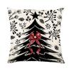 45x45см Рождественская наволочка Чехол для подушки 2026 Рождественские украшения для дома Орнамент Рождество Новый год Рождественский декор для дивана