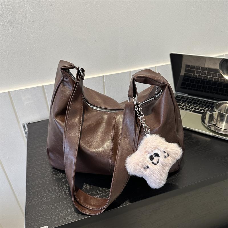 Модная сумка Ins Crossbody для женщин, новая трендовая весенняя сумка-тоут в стиле ретро, повседневная сумка большой вместимости в студенческом стиле