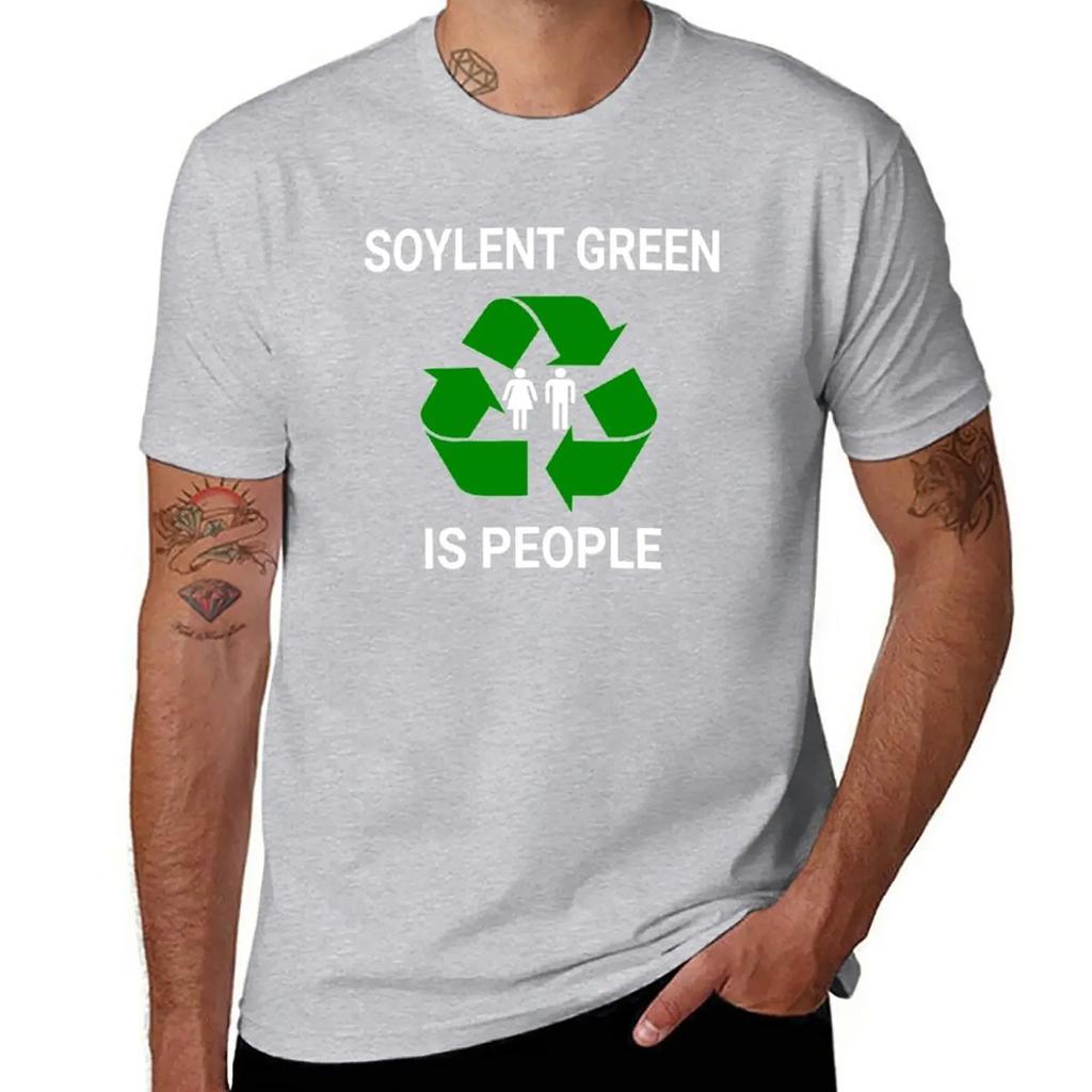 Soylent Green Is People T-Shirt hippie clothes summer tops korean fashion t shirt men