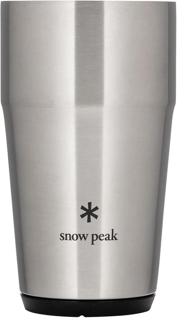 Термокружка Snowpeak 470 с вакуумной изоляцией, сохраняет холод и тепло, компактная, 470 мл