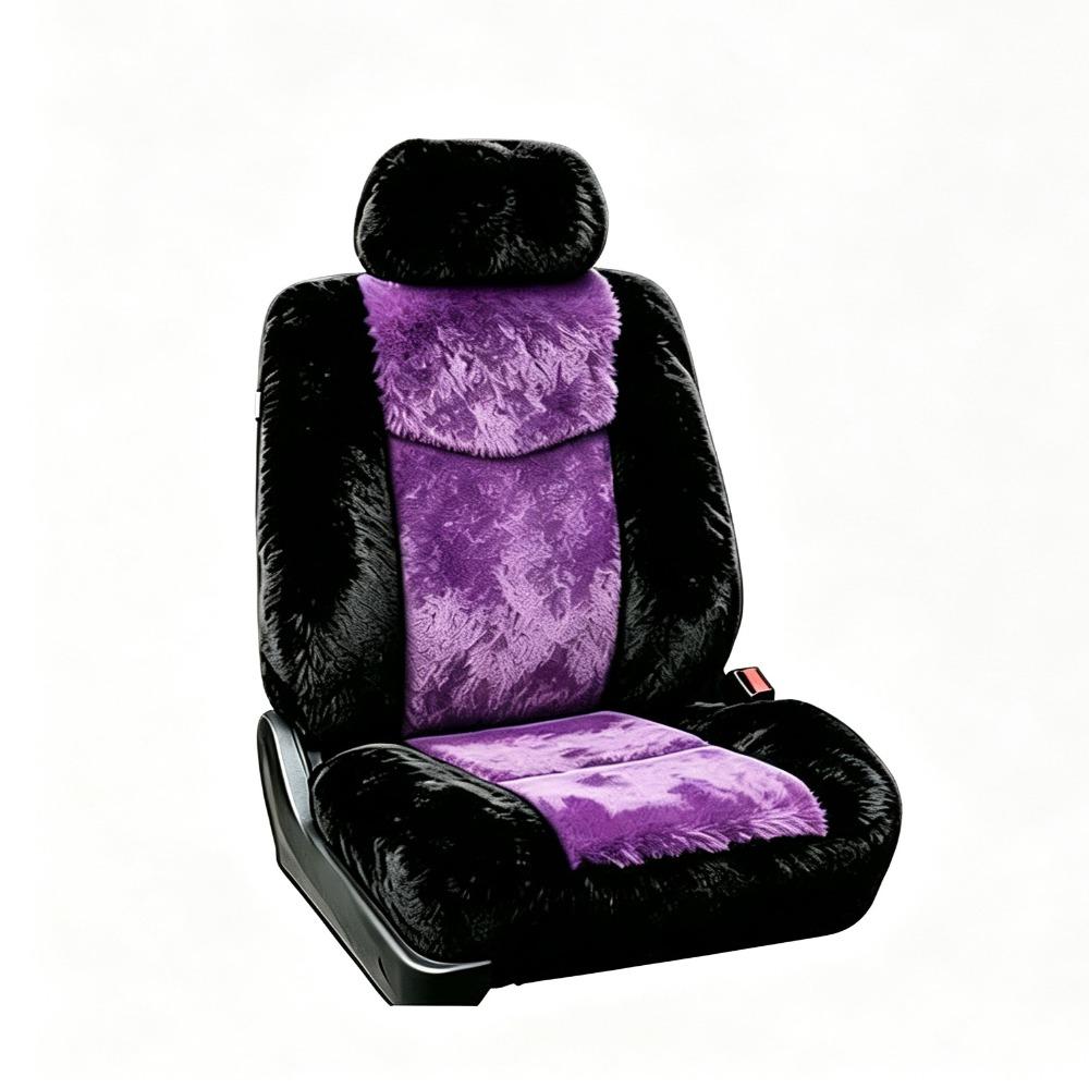 Plush Car Seat Covers Faux Fur Seat Protector Interior Decor Car Seat Cover  Sedan