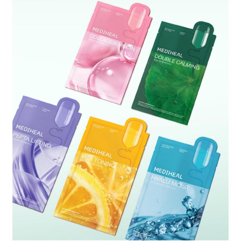 Mediheal Double Calming Water Mask 15 Sheets, 1Set