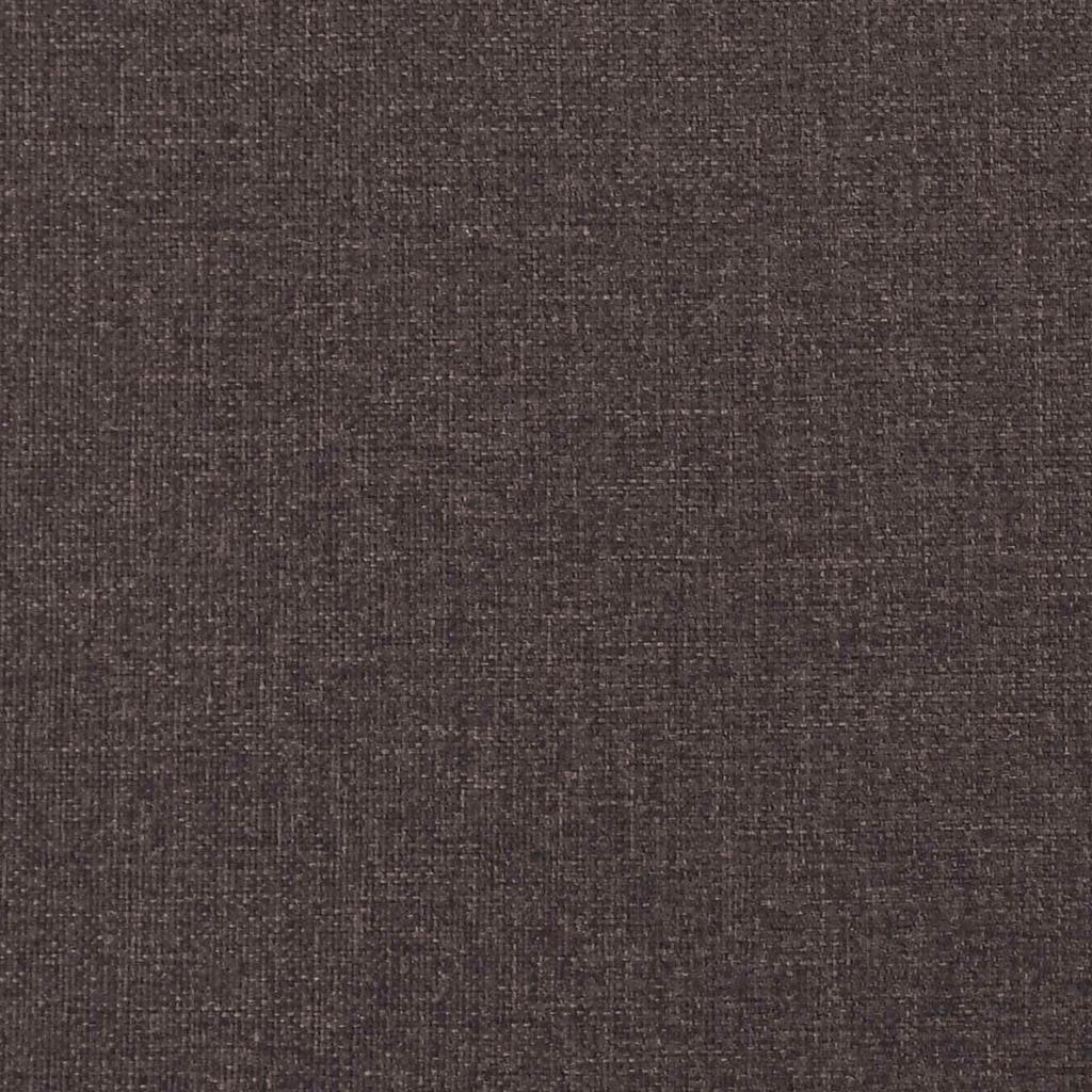 2 Seater Sofa Dark Brown 115 x 61 x 87 cm Fabric