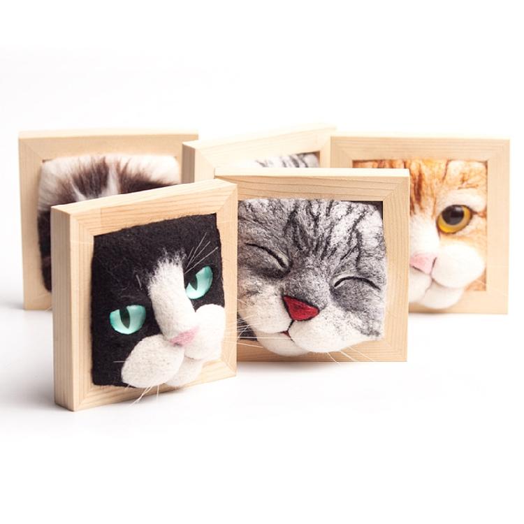 Ручная поделка DIY из фетра Несобранные наборы для валяния иглой Легкие для начинающих