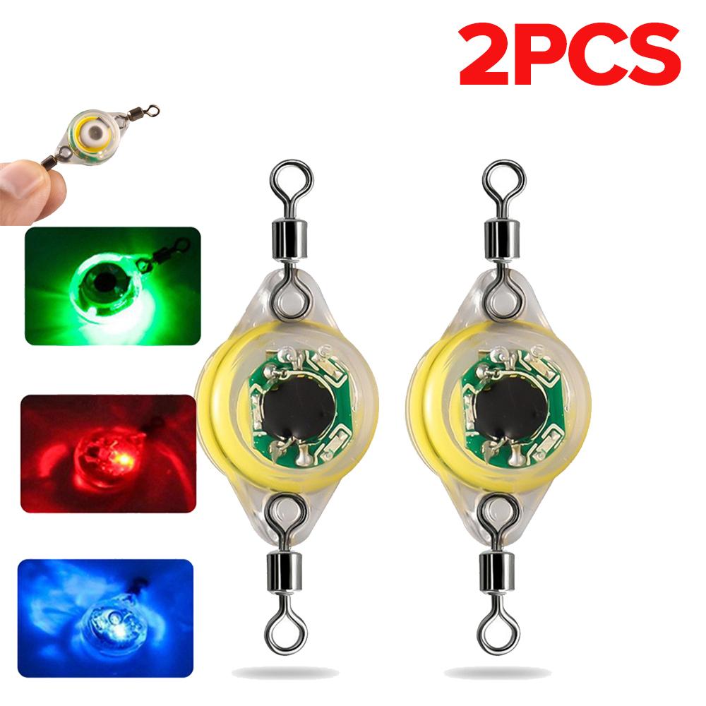 От 1 до 5 упаковок, светодиодная приманка для рыбалки в форме глаза, 4 цвета, мигающая, глубокая, для подводной рыбалки, приманка для кальмара, светящаяся для привлечения рыбы