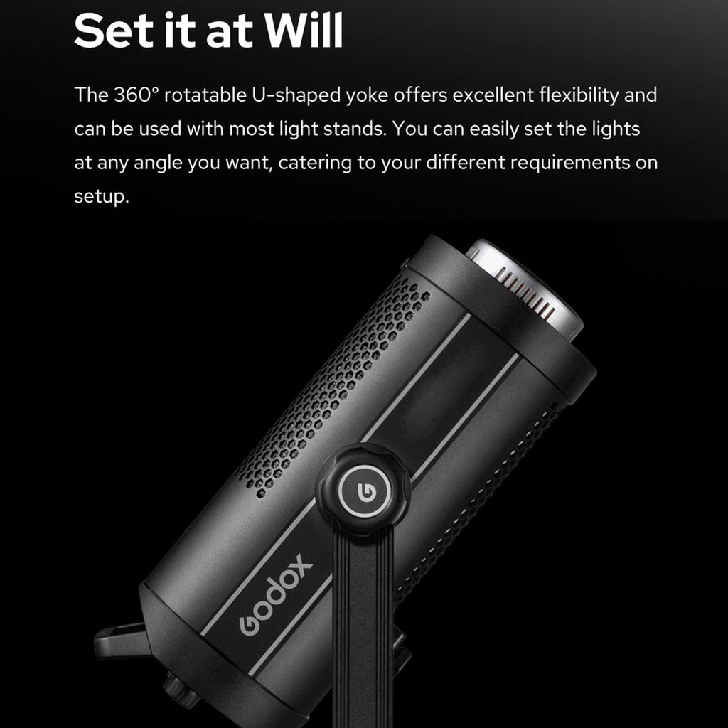 Godox SL200III Студийный светодиодный светильник для видеосъемки, 215 Вт, мощный фотосветильник, 5600K+/-200K, с регулируемой яркостью, 8 FX