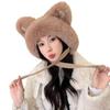 Thicken Faux Fur Beanies Hat Winter Warm Furry Caps Fashion Pom Pom Ball Hats  Women Accessories