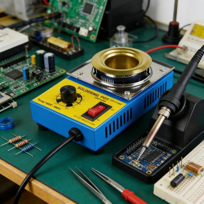 Профессиональный паяльный котел 160 Вт с регулируемой температурой от 100℃ до 550℃ для точных работ