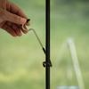 Portable Tent Poles Lamp Hanger Stainless Steels Light Stand Holder Hook Outdoor Lamp Poles Attachments Hanger Enduring