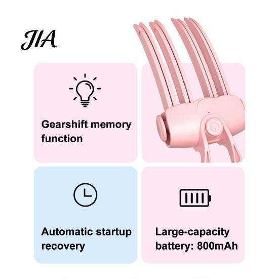 Gift for Women Hair Styling 2Pcs Heated Volume Clip, Electric Root Volumizer Crimper, 3 Minute Lifting Daily Tool Comb Flat Hair, Dual Temperature USB
