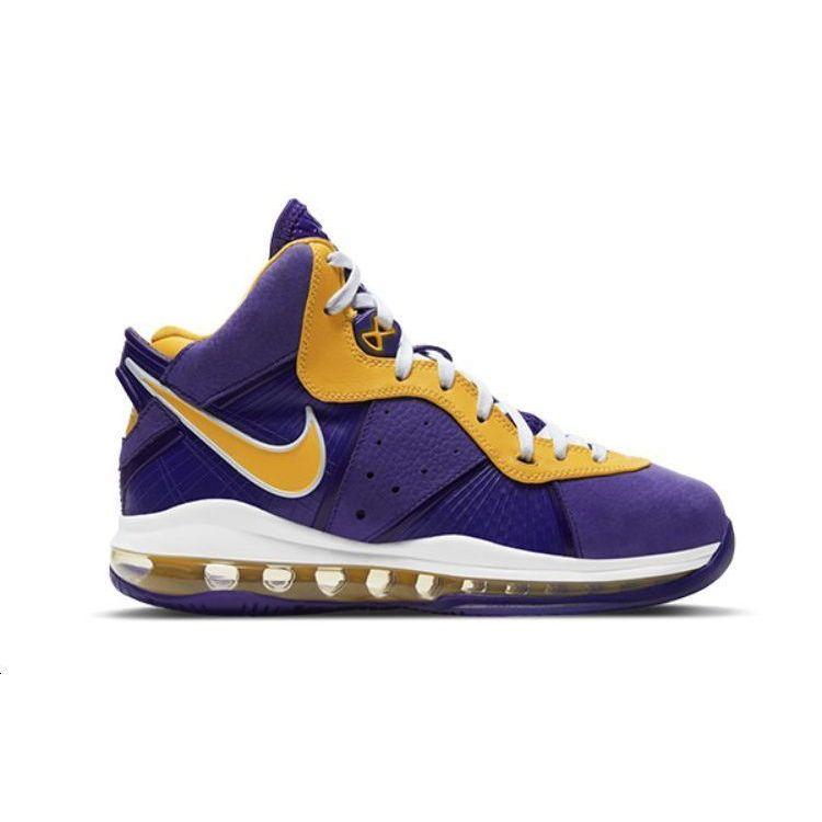 Nike Кроссовки LeBron 8 GS Lakers Kids Purple Court-Purple University-Gold CT5115-500