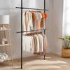 IMIEE Clothes Tension Hanger Tension Hanger Clothes Hanger Clothes 2 Vertical and Horizontal Laundry Room Large Wide Clothes Space Easy No Tools Load