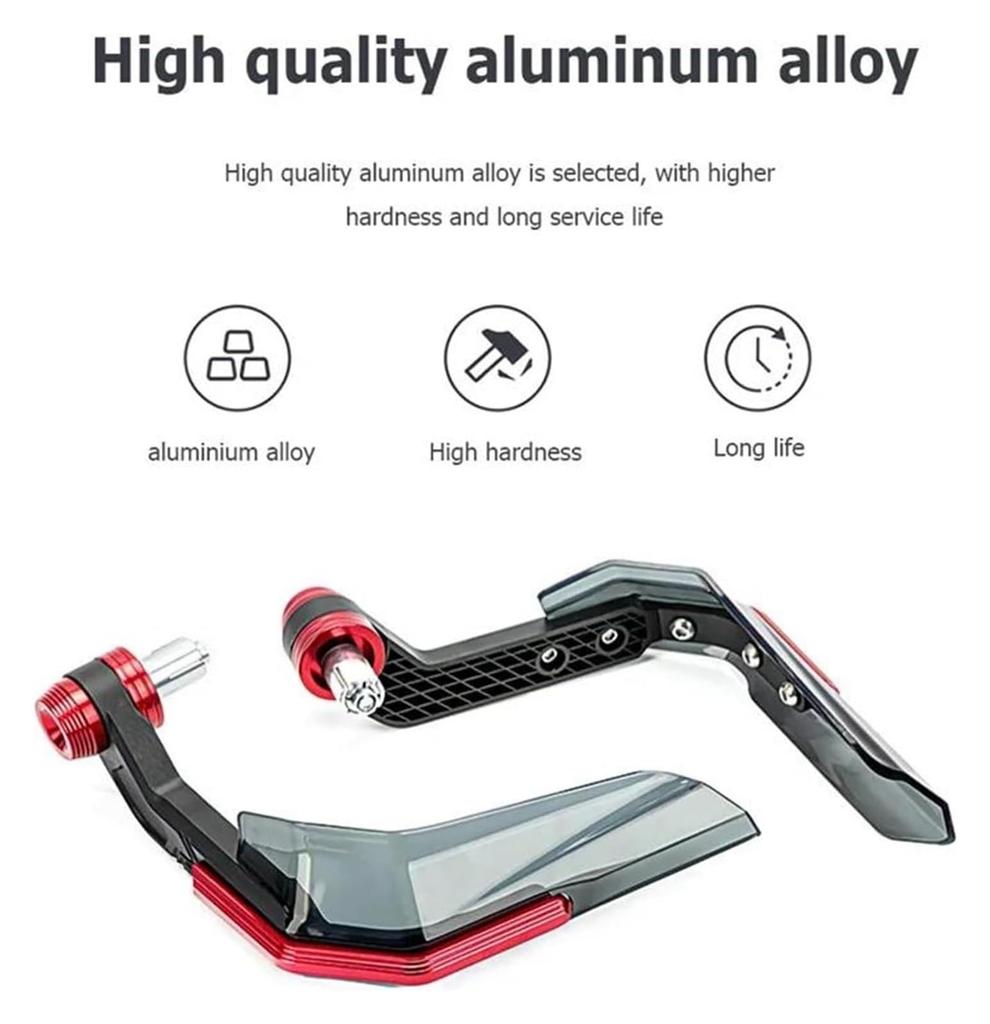 For Knuckle Guards and Handguards, Ninja 250, 300, 400, 650, 1000, 1000SX, Ninja 650 Motorcycle Handguard Shield, Windshield (Black)