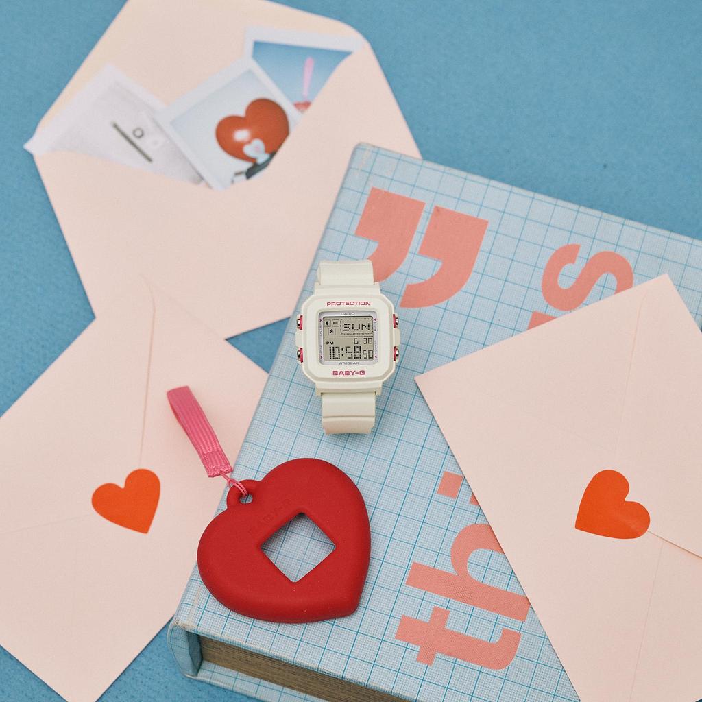 Casio Белые часы BABY-G+PLUS BGD-10KH-7JR Женские