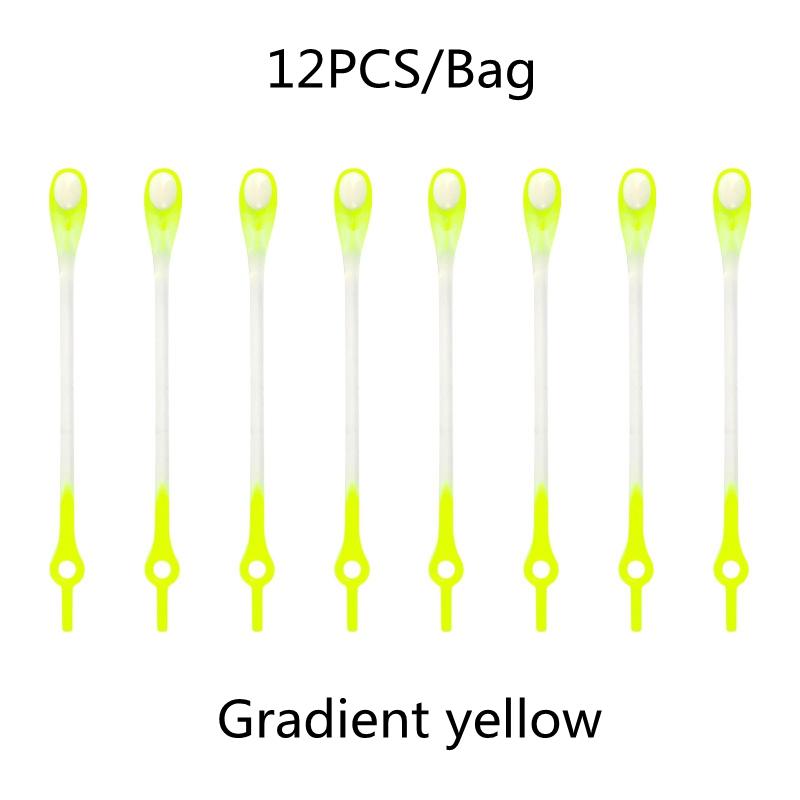 № 8, 12 шт. градиентные эластичные силиконовые шнурки без завязок, эластичные шнурки, кроссовки для взрослых и детей, ленивые шнурки для обуви, резиновые шнурки