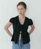 LUCIR ZU Havana Lace Blouse (Black)