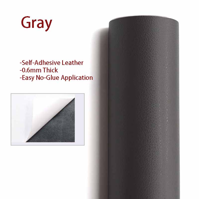 Прочная самоклеящаяся виниловая пленка из искусственной кожи - толщина 0,6 мм для ремонта дивана, обновления мебели, облицовки шкафа и столешницы