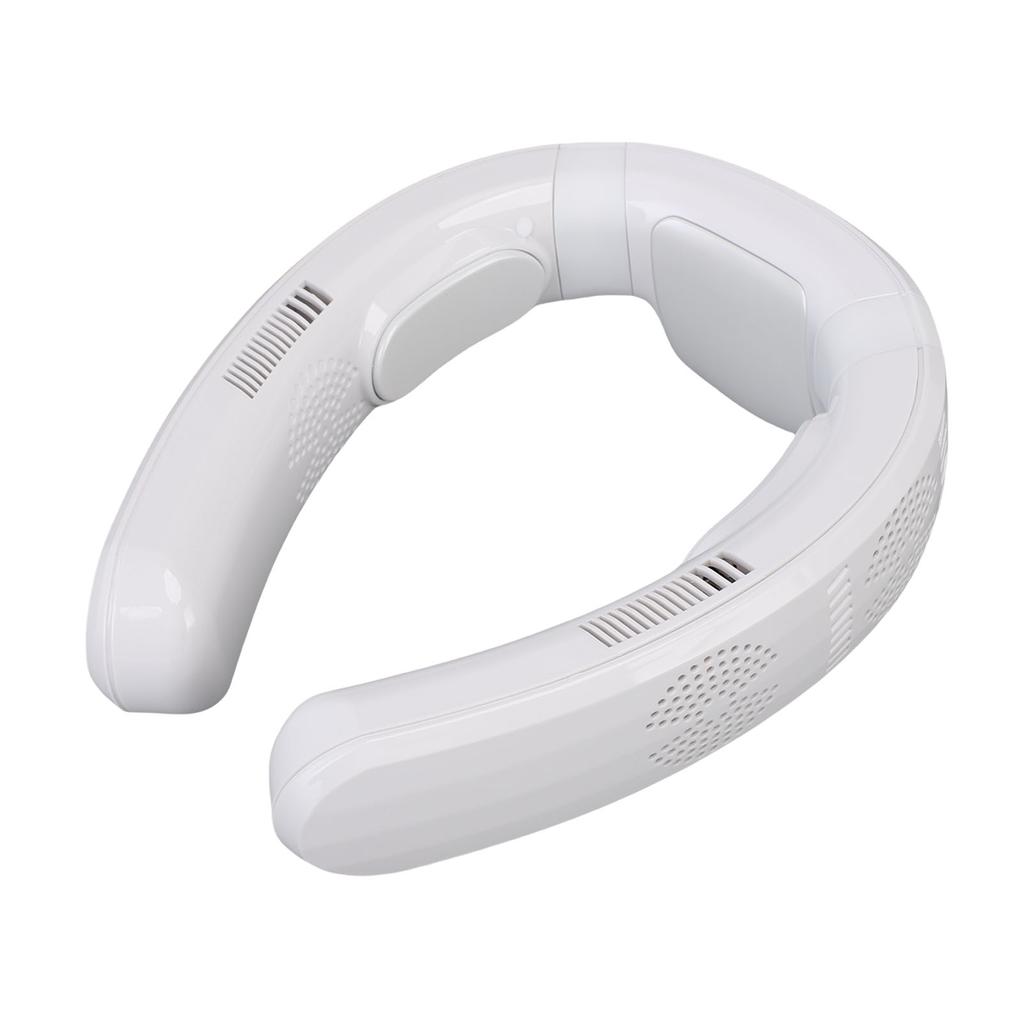 Портативный шейный вентилятор с охлаждением и обогревом, двойного назначения, 3 скорости, полупроводниковый, тихий, легкий, работающий от аккумулятора, носимый вентилятор