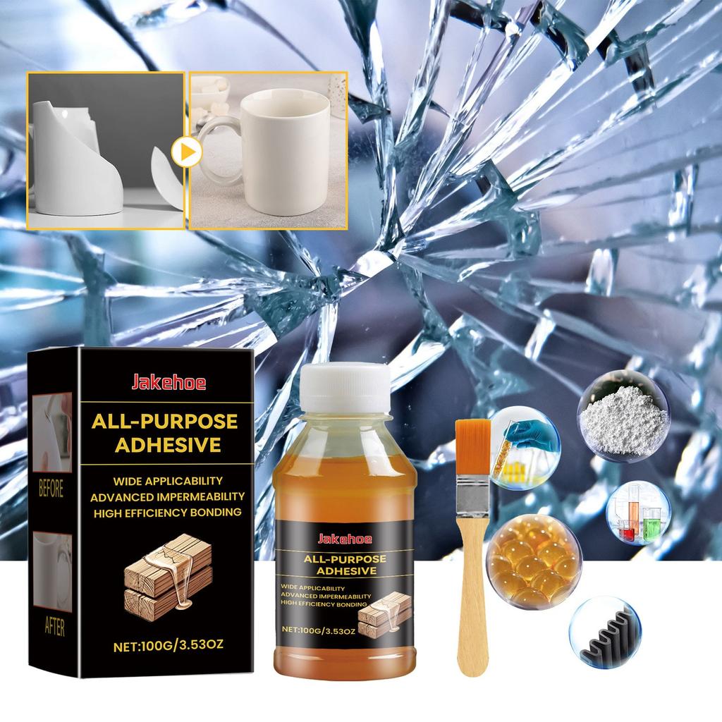 Glue Strong Welding  Fast-drying Natural Curing Glue Plastic Metal-glass Strong Glue 100ml