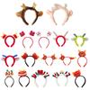 Cute Stuffed Dragon Head Shape Hair Hoop Women Spa Wash Face Makeup Headband for Photography New Year Hair Accessories