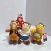 Creative Plush Horse Key Chain Fun Cartoon Steed Doll Funny Zodiac Pony Figurine  Home Decoration