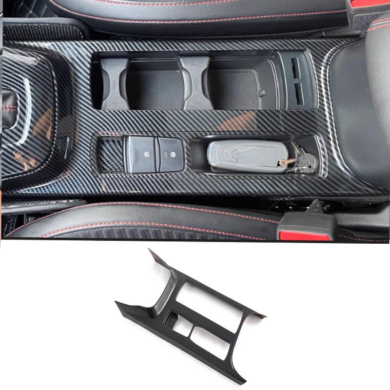 For Ford Focus 2024 Carbon Fiber Interior Accessories Door Armrest Window Lift Button gear panle rear air Cover Trim