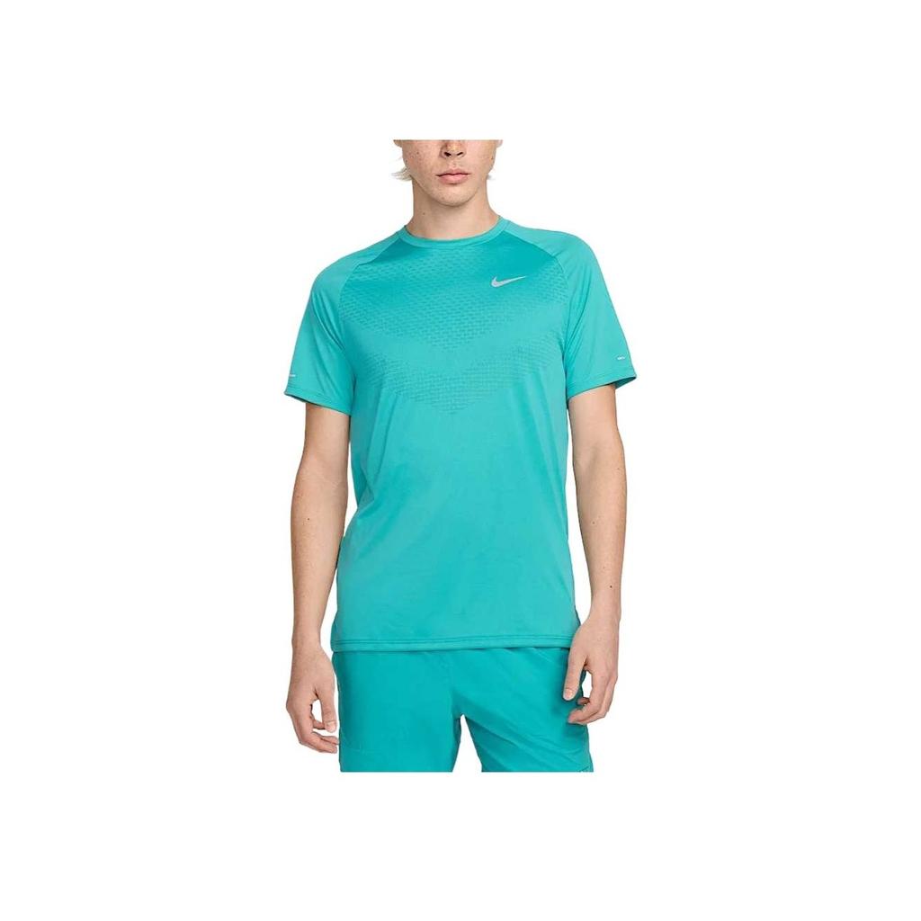 Nike Dri-FIT ADV Stride Быстросохнущая Удобная Дышащая Футболка с Коротким Рукавом Мужская Топы Зеленая HV5204-345