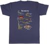 Collection of Dinosaurs TRex Triceratops Raptor Unisexs TShirt Tee Gift Top