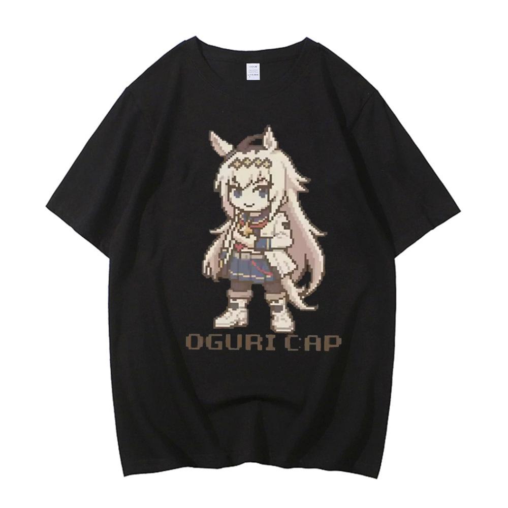 Umamusume cotton t-shirt men Breathable 2000s Pop Culture korean clothes t shirt Gothic Breathable harajuku Psychedelic5