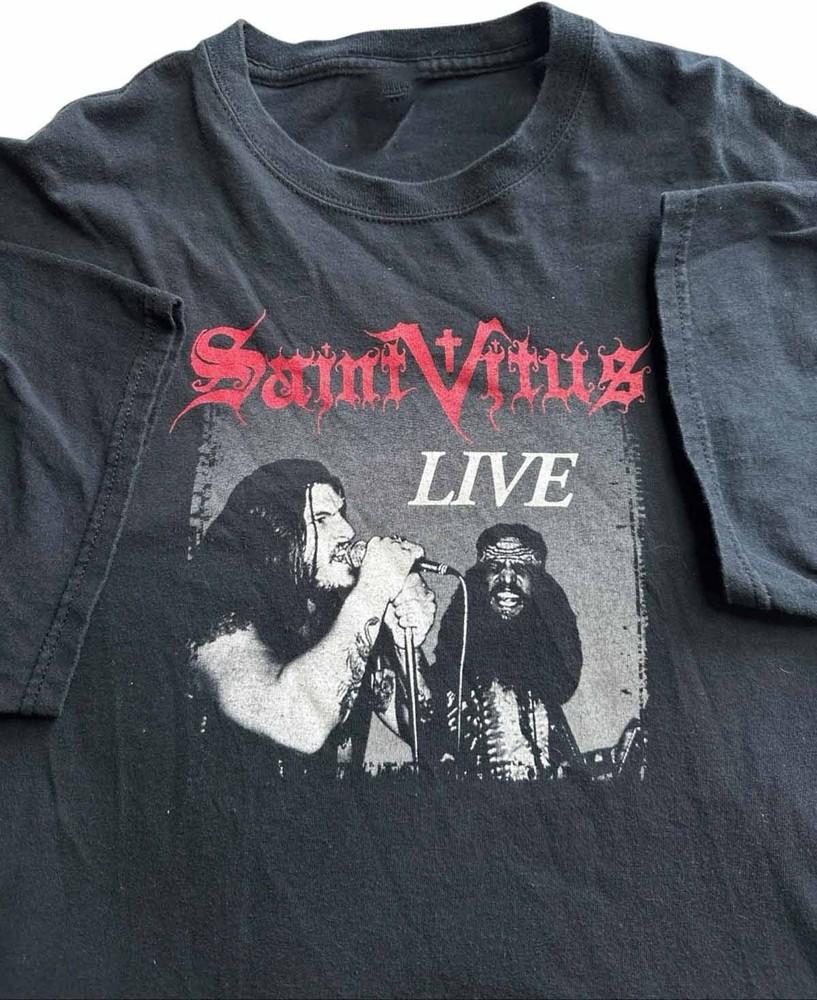 LIVE In Concert Saint Vitus Band Tee Shirt Black Unisex S-5XL 1G0507 Unisex T-Shirt