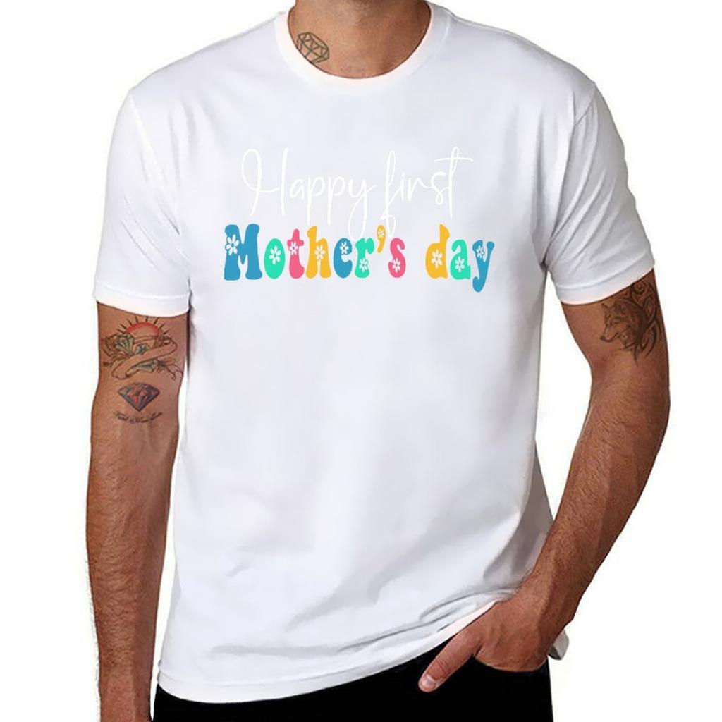 Happy First Mothers Day TShirt Thanksgiving Casual Tee