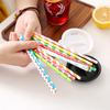 25 шт./компл., бумажные соломинки для украшения вечеринки, разноцветные трубочки для питья на день рождения, свадьбу