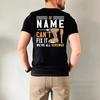 Personalized If Custom Name Can't Fix It ! We_re All Screwed T-shirt Handyman Tee The Hammer Mechanic Gift Grandpa Unisex T Shirt