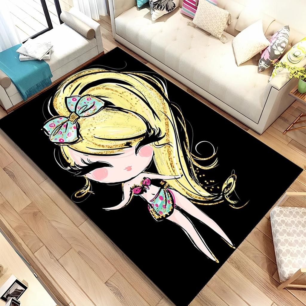 Милый коврик для балета, балерины, феи, мультяшный коврик, ковер для дома, гостиной, спальни, дивана, коврик для двери, детский нескользящий коврик