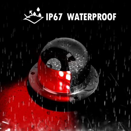 Boat Navigation Light Super Bright IP67 Waterproof Energy Saving Simple Installation LED Ship Light Accessories