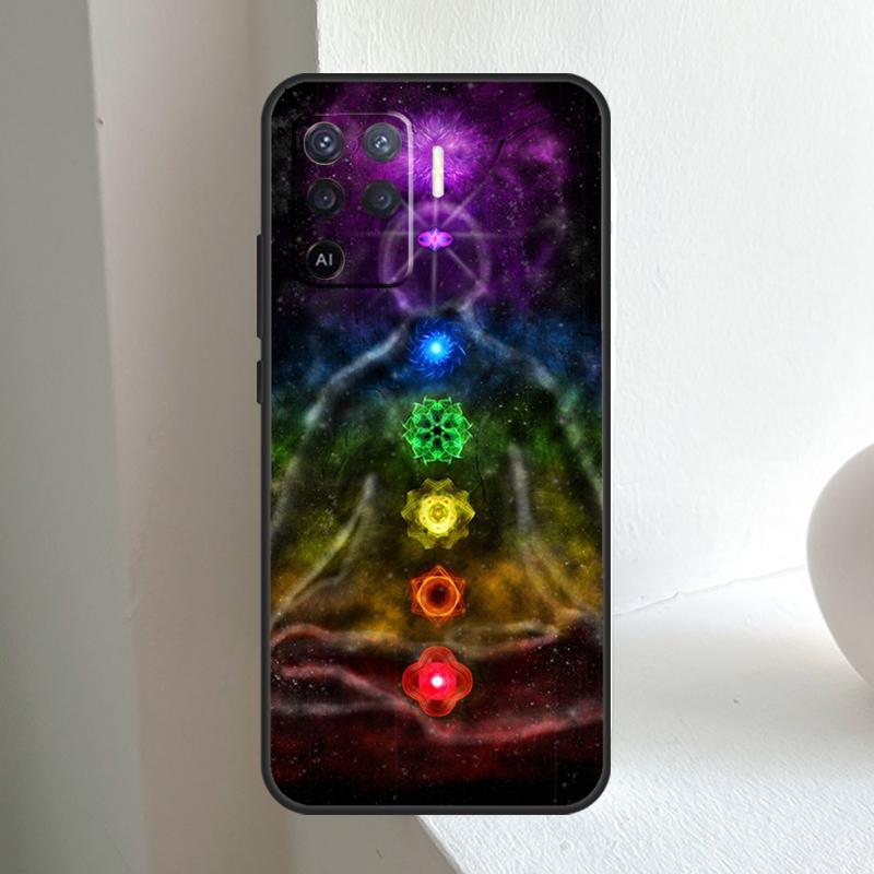 Mandala Chakra Yoga For OPPO A74 A54 A94 A17 A57 A15 A16 A76 A96 A18 A38 A58 A78 A98 A40 A60 A80 A5 A6 Pro Case