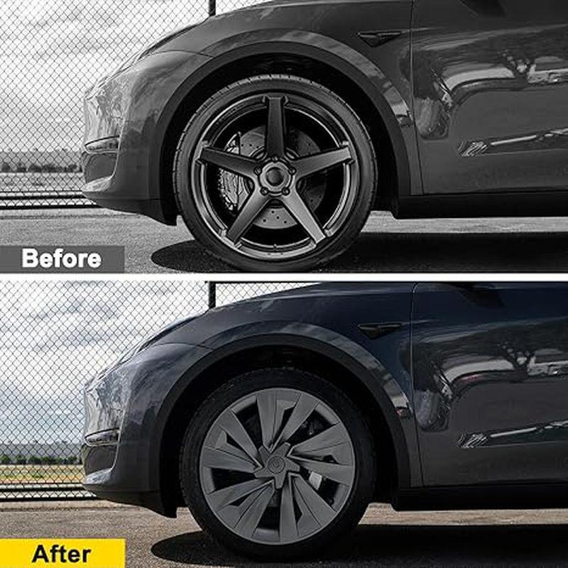 19-дюймовый черный колпак для колес для Tesla Model Y Facelift 2025-2026
