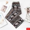 Thailand Elephant Wide-Leg High-Waisted Summer Pants for Women – Lightweight, Drapey, Floor-Length