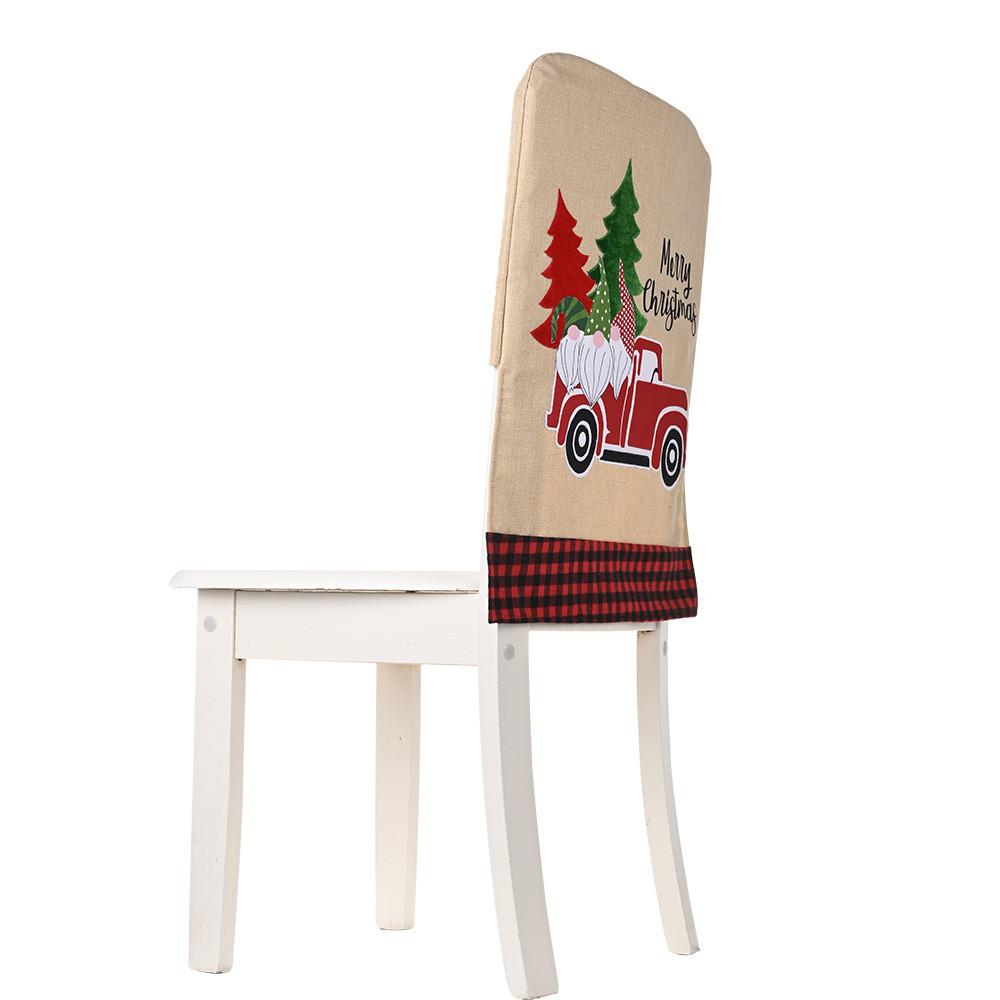 Festive Forest Santa Christmas Chair Cover For Car Seats And Home Furniture