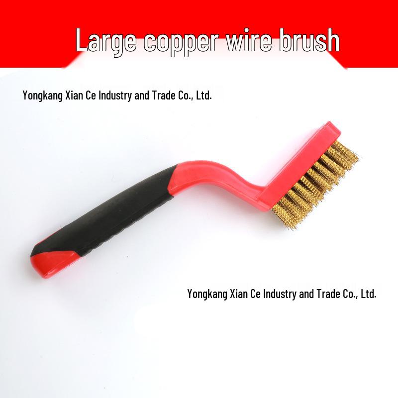 Промышленная зубная щетка из нержавеющей стали и медной проволоки для удаления ржавчины и чистки кухонной плиты