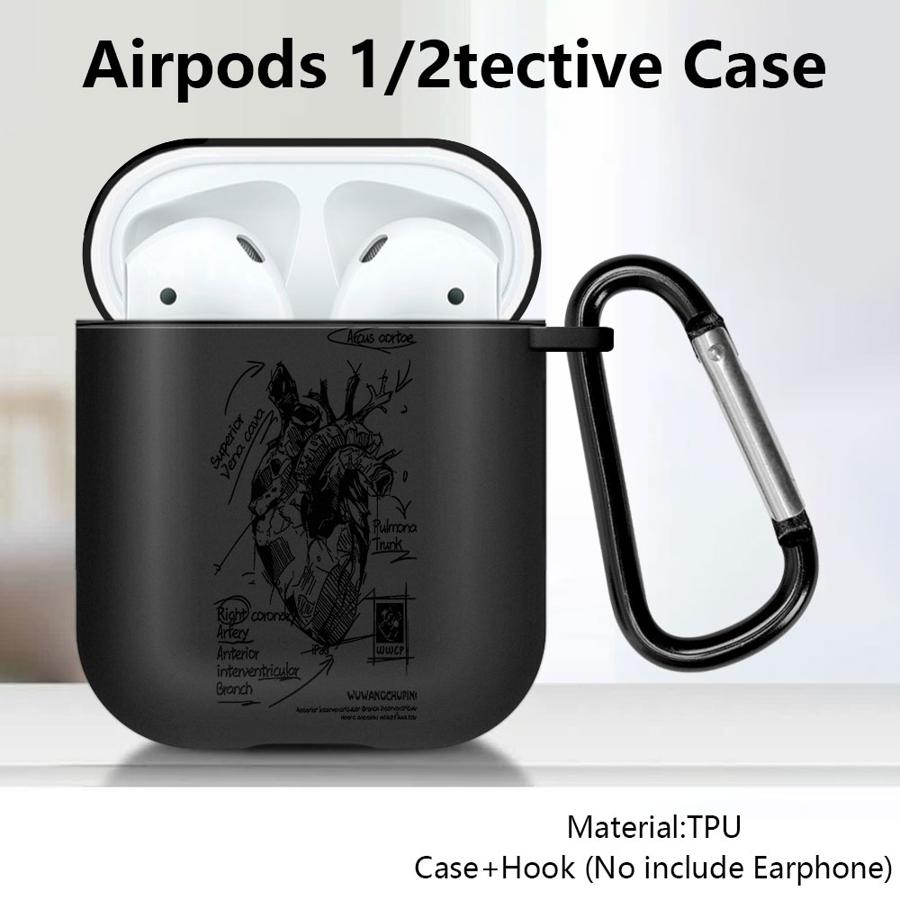 Креативная модель сердечно-сосудистой системы Чехол для наушников Airpods 4 3 1 Pro2 2 Pro3 Pro