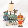 Art Box/Claypia 202 Folk Painting Shop Making a Mini Turtle Ship Yi Sun-sin History Fancy Wood