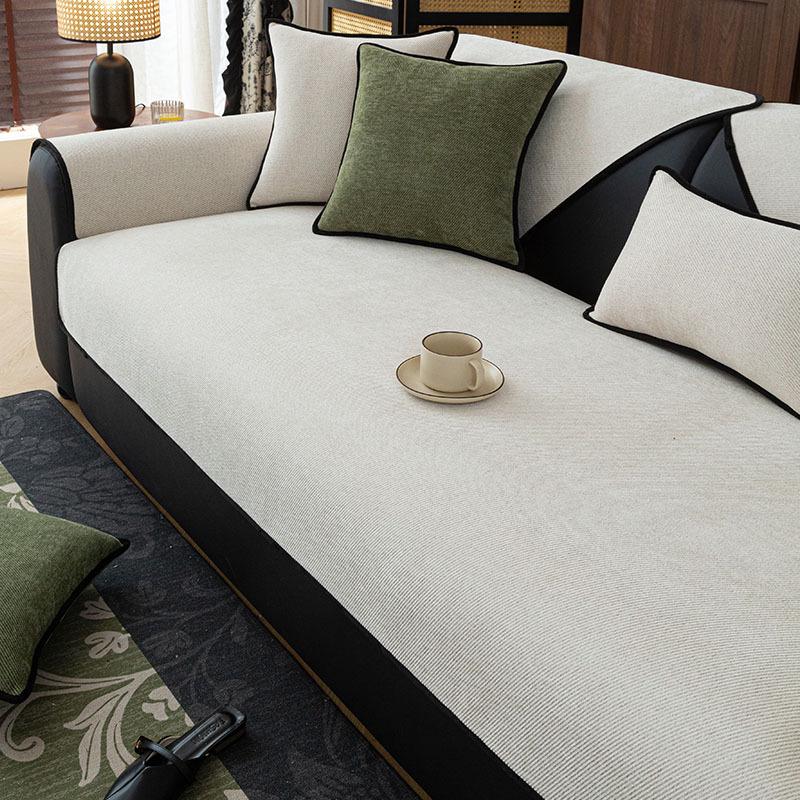 Новый Легкий Роскошный Маленький Аромат Высокое Чувство Шенилл Подушка для Дивана Четыре Сезона Универсальная Нескользящая Подушка для Сиденья Чехол Чехол Ткань