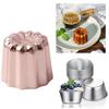 Cake Mould French Dessert Nonstick Paper Cup Egg Tart Mould Kitchen Baking Tools for Home Fluted Round Flower Shape Integrated