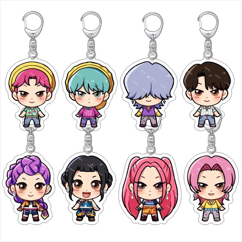 K-POP: Monster Hunt Acrylic Keychain KPop Demon Hunters Acrylic Pendant