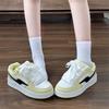 Korean Version of Student Leisure Niche Design Board Shoes Tide 2024 New Harajuku Port Style Flat Bottom Street Shooting Sports Shoes Women