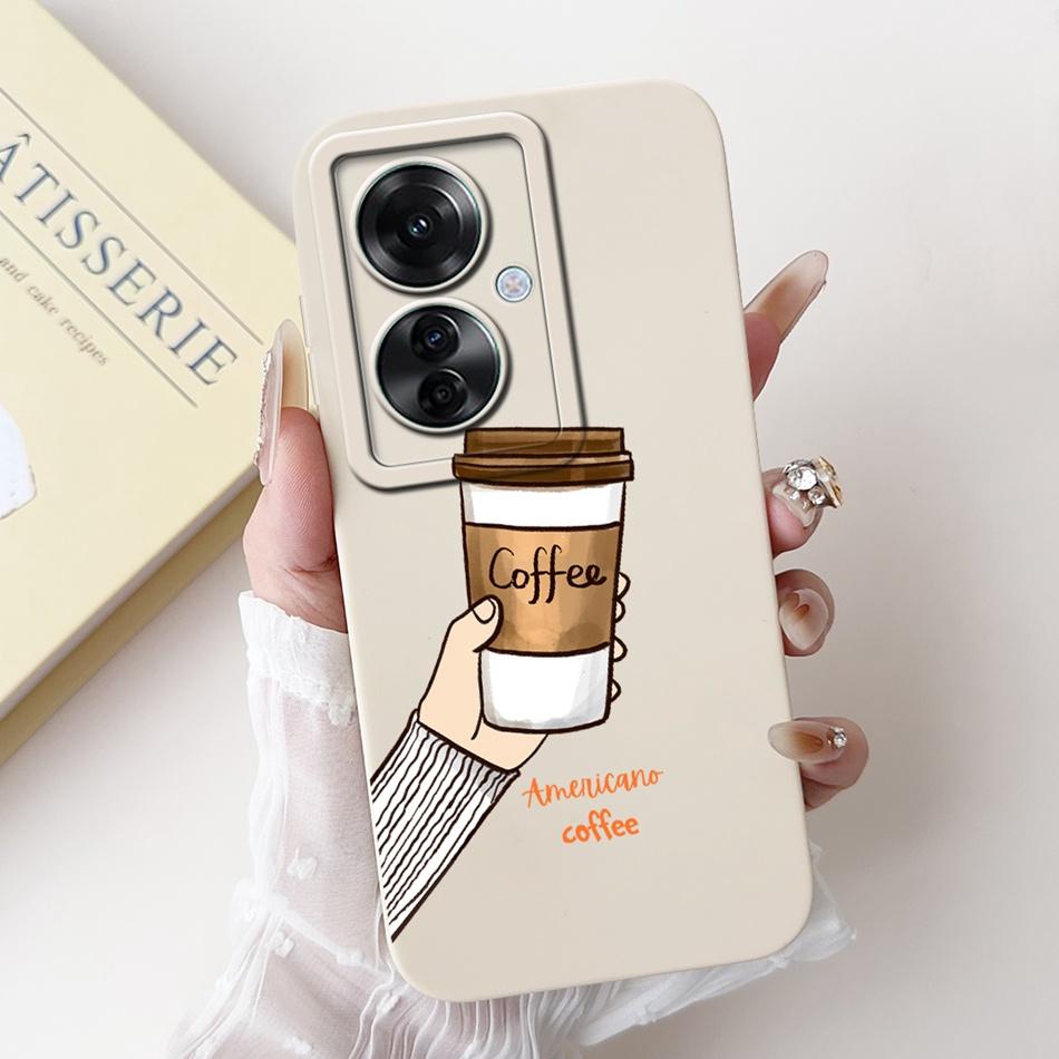 For OPPO Reno11 F 5G Case Reno 11F CPH2603 2024 Elegant Printing Camera Protective Shockproof Soft Silicone Phone Cases
